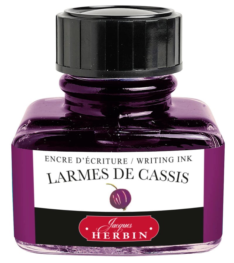Jacques Herbin Herbin Fountain Pen Ink - 30ml Bottled - Larmes de Cassis - Image 1